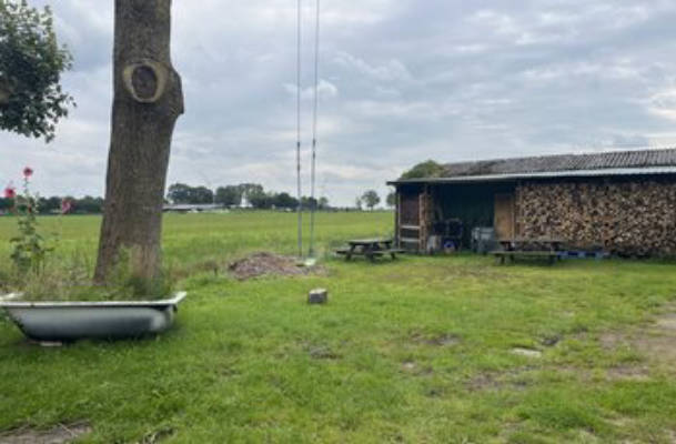Camping on a Remaining Farm by the River