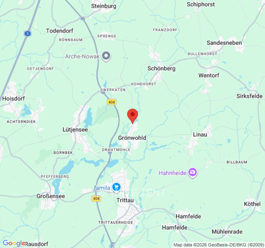 Zeltplatz in Grönwohld