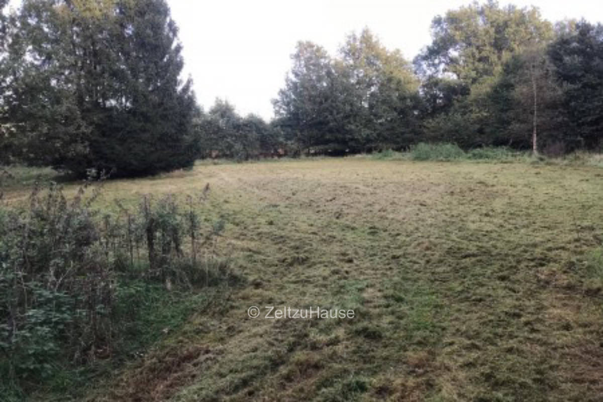 Campsite surrounded by fields and paddocks for the little adventure