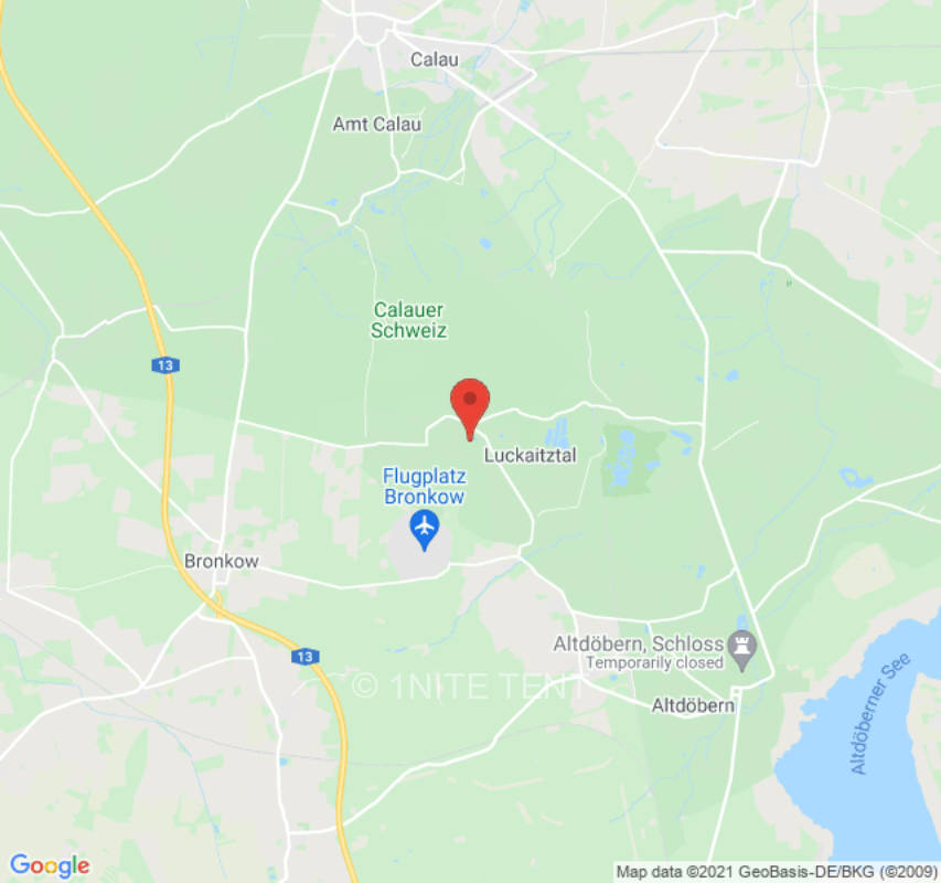 Campground in Luckaitztal