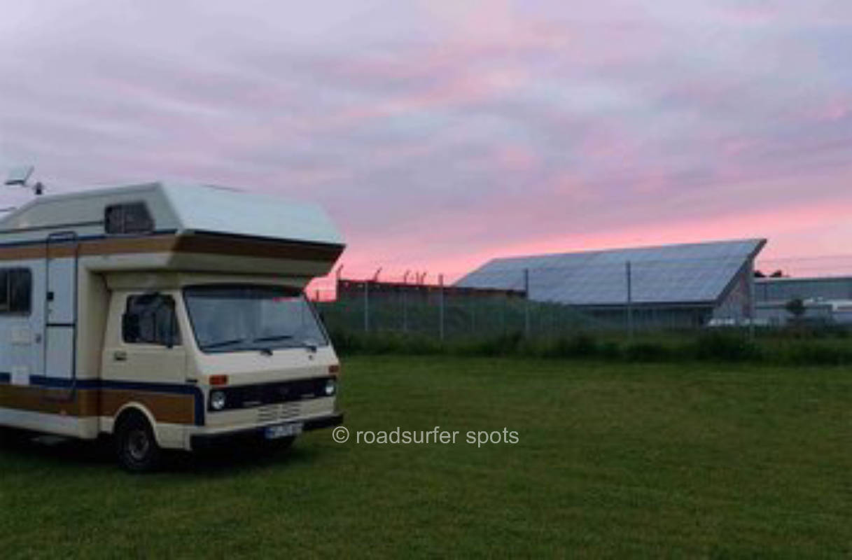 Parking space for self-sufficient motorhomes in Husum/Nordsee