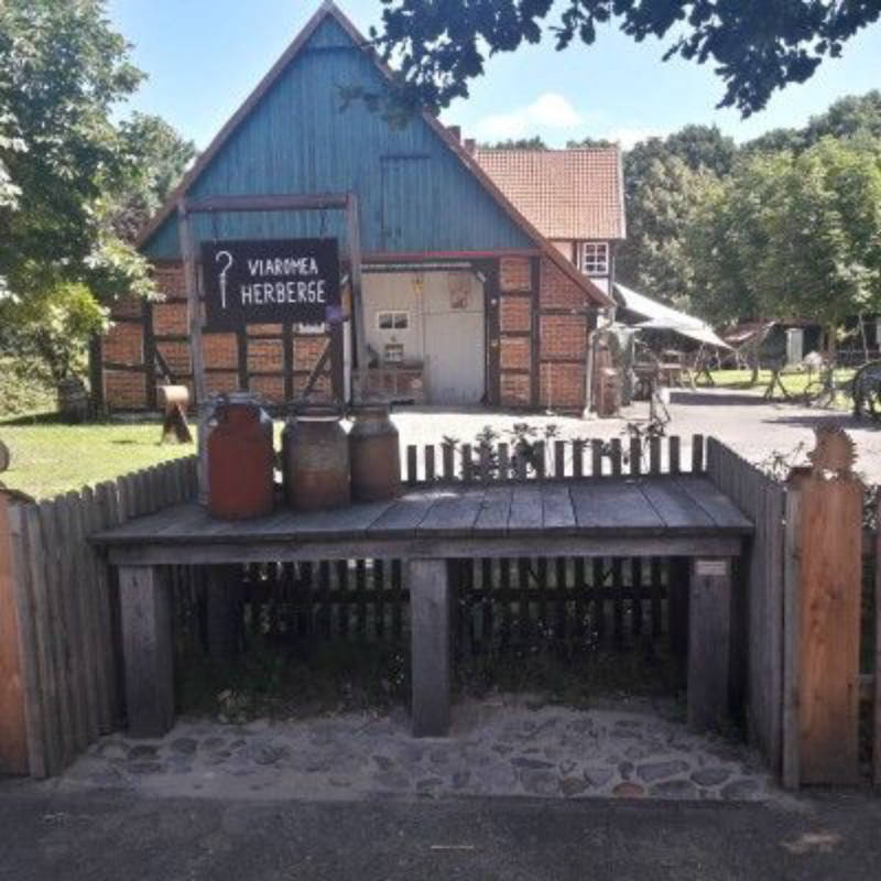 Stellplatz auf historischem Hof