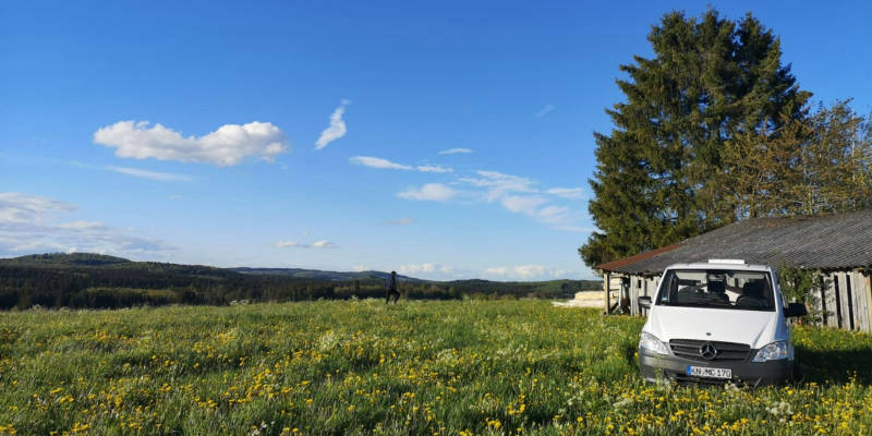 Meadow with view and plenty of peace and quiet