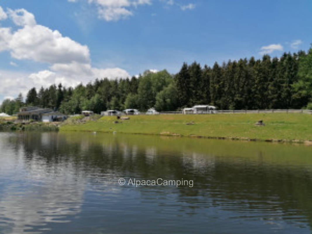 Idyllic pitch with view of the Ebersbach valley #2