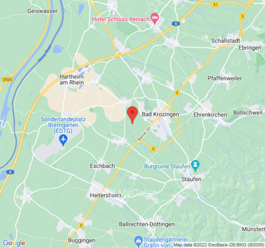 Bad Krozingen vineyards with open shelter