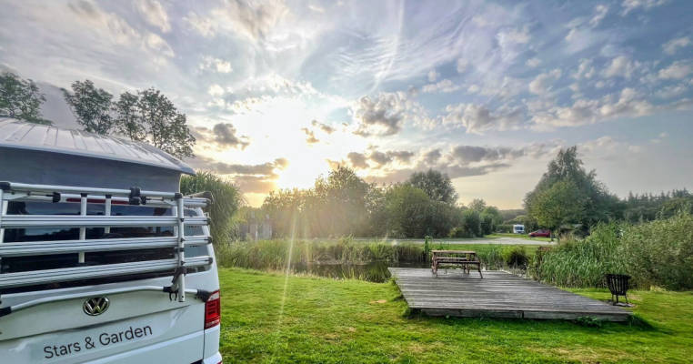 VIP pitch solitary location on our property Stars + Garden