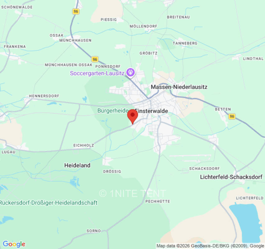 Zeltplatz in Finsterwalde