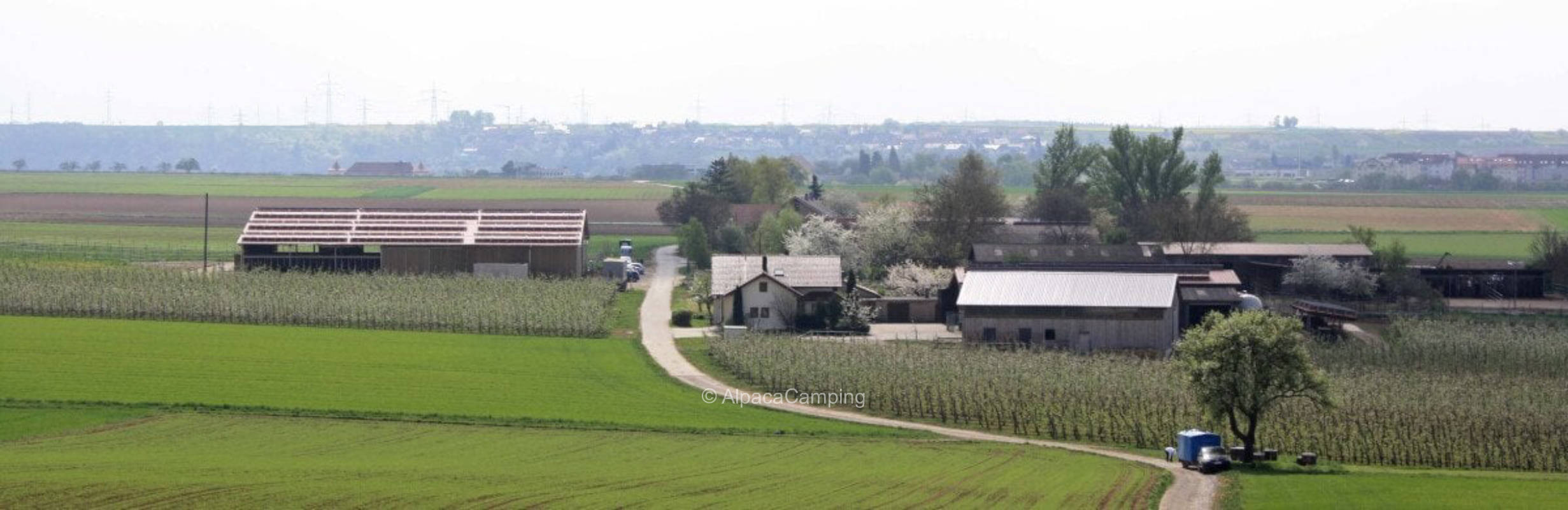At the riding hall near the adventure park Tripsdrill