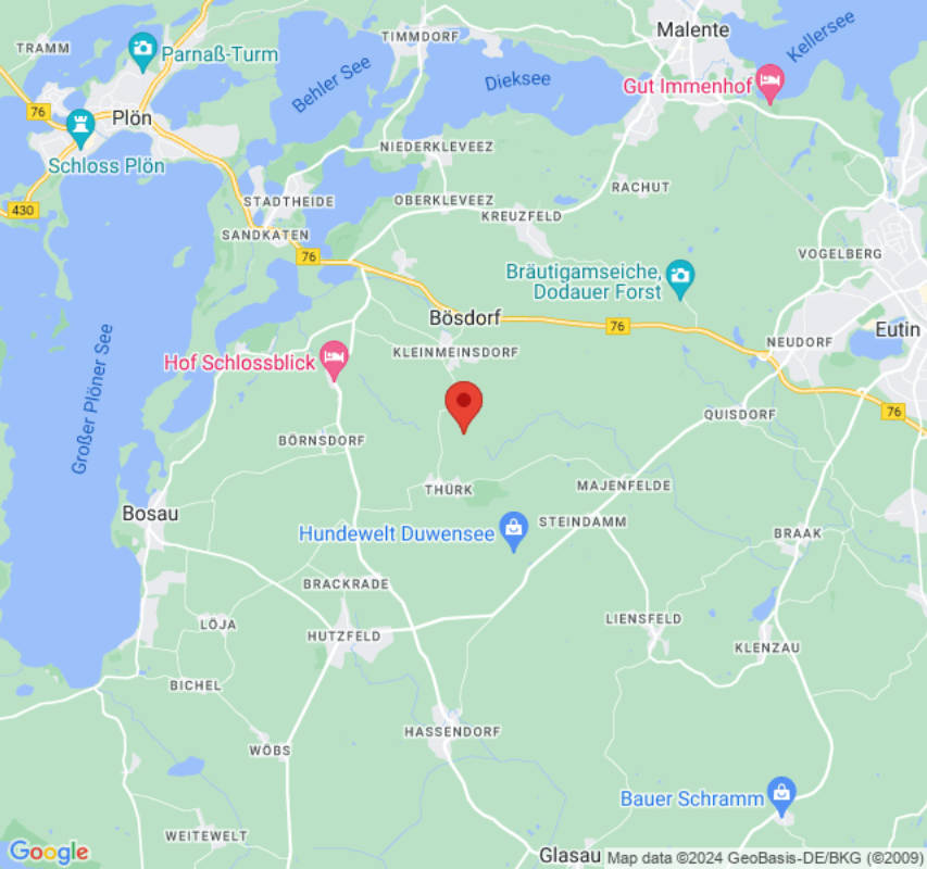 Ruheplatz mitten in der Holsteinischen Schweiz