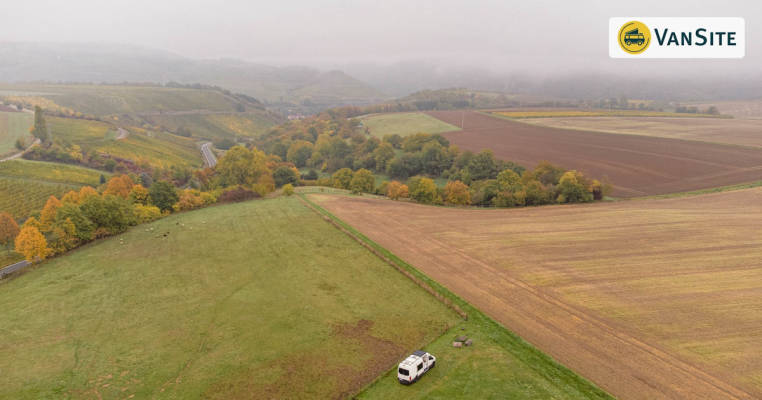 Stellplätze am Weinberg mit Blick über das mittlere Nahetal