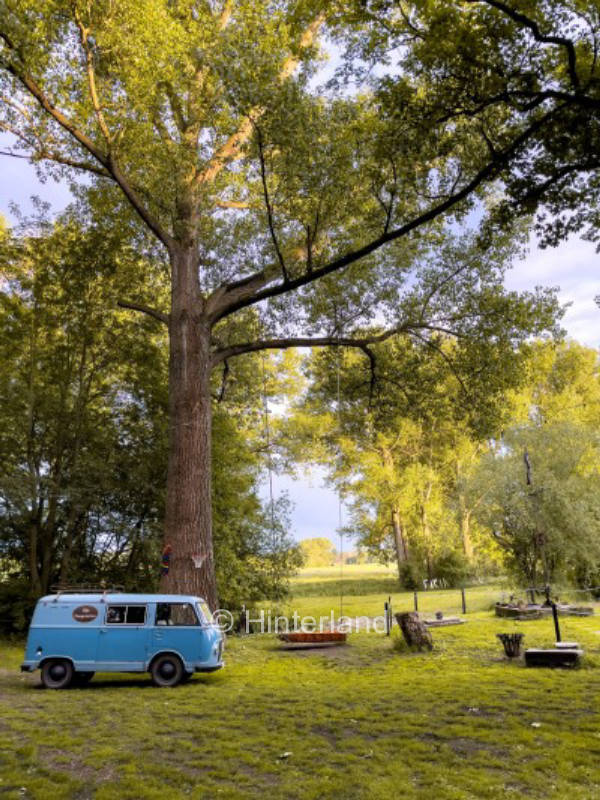 Adventure playground in the Allerwiesen meadows