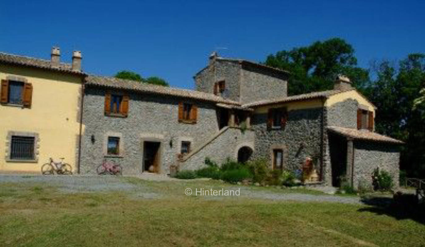 Colline verdi tra Orvieto e Lago di Bolsena
