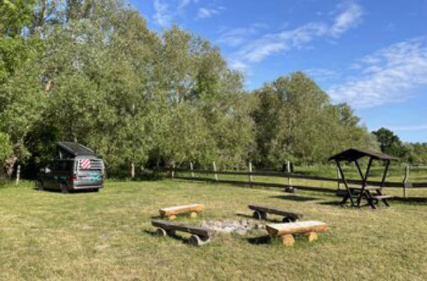 In the nature village on the Warnow