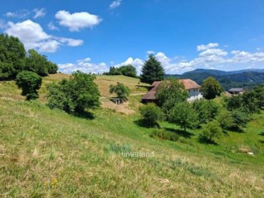 Stellplatz in den Bergen mit Alpensicht