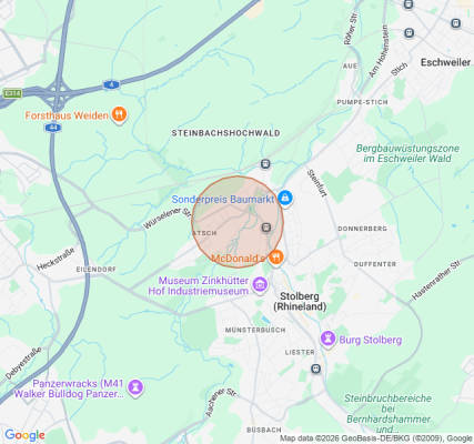 Tent campsite in Stolberg