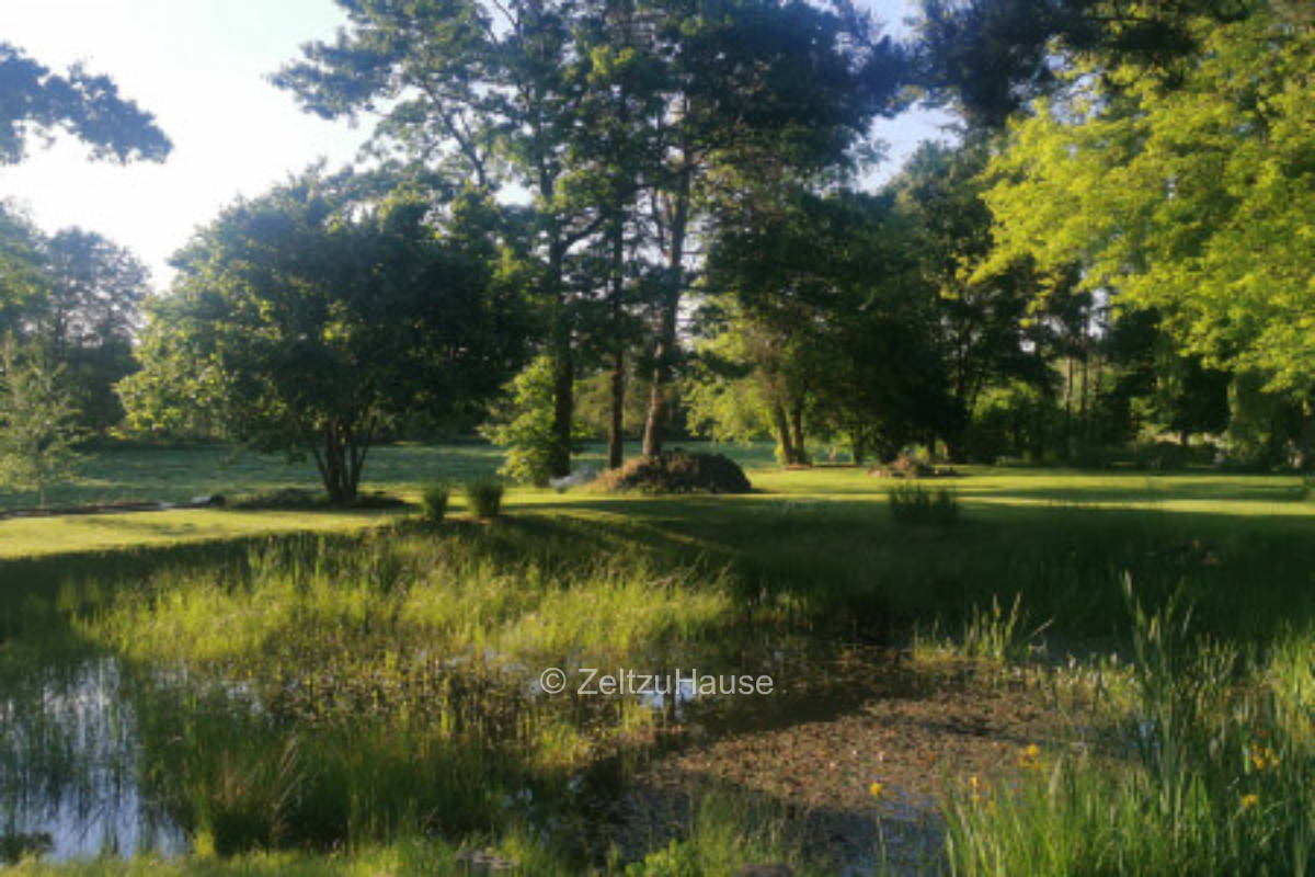 Overnight stay in our private park garden