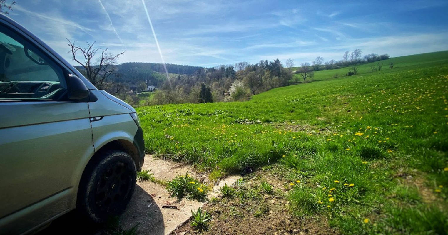 Auf dem Melkstand an der Heide