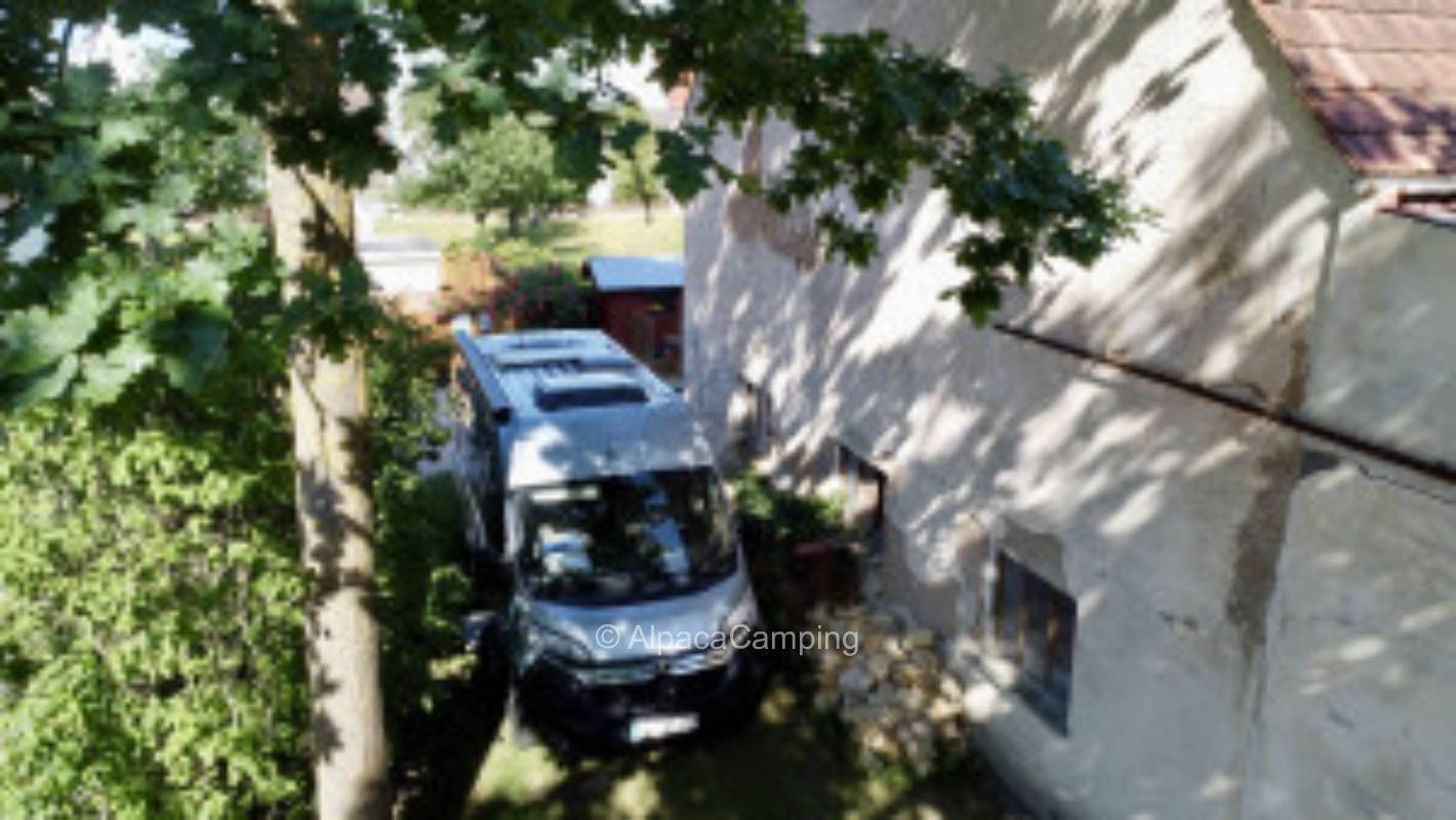 Single parking space at the farm