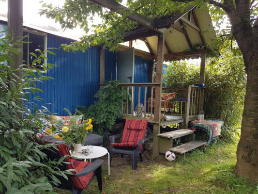 Peaceful night in caravan or tent. Voerde-Spellen, Lower Rhine