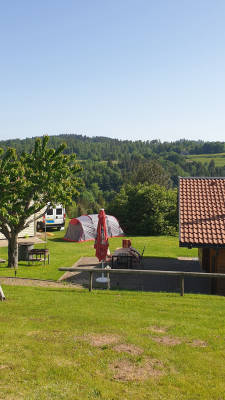 Stellplatz fur vans mit herrlichem weitblick