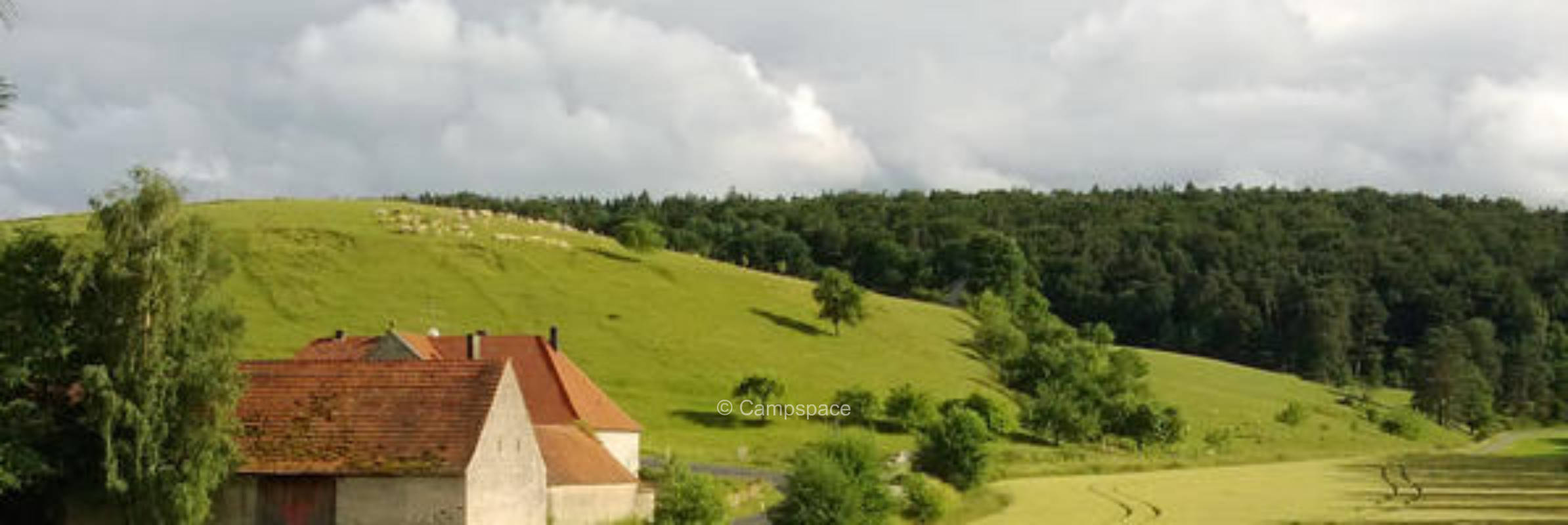 Wildlife hill micro camping in Steigerwald Nature Park