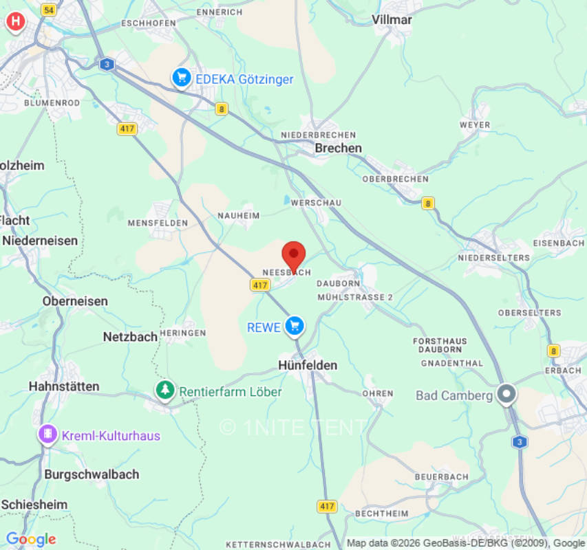 Zeltplatz in Hünfelden