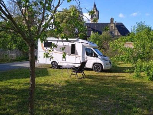 Alone location in the greenery on the outskirts of Quedlinburg