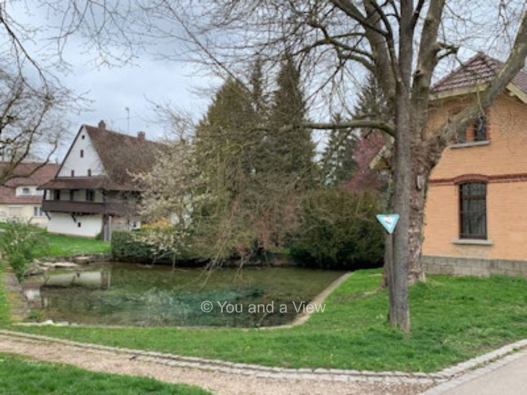 Von Wasser umgeben