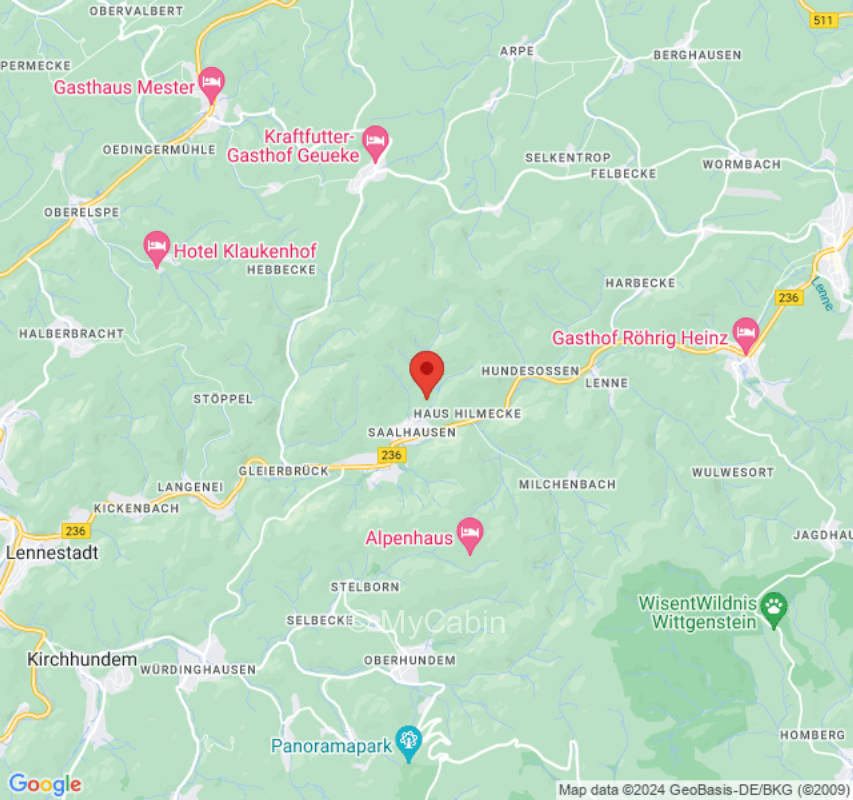 Stellplatz bei unserer Waldhütte