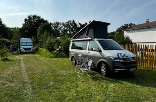 Peaceful countryside camping
