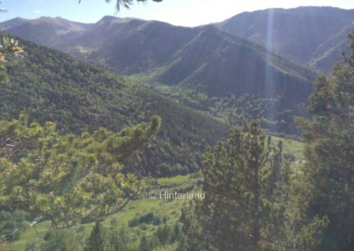 Pure nature mountain landscape bathing fishing mountain hiking