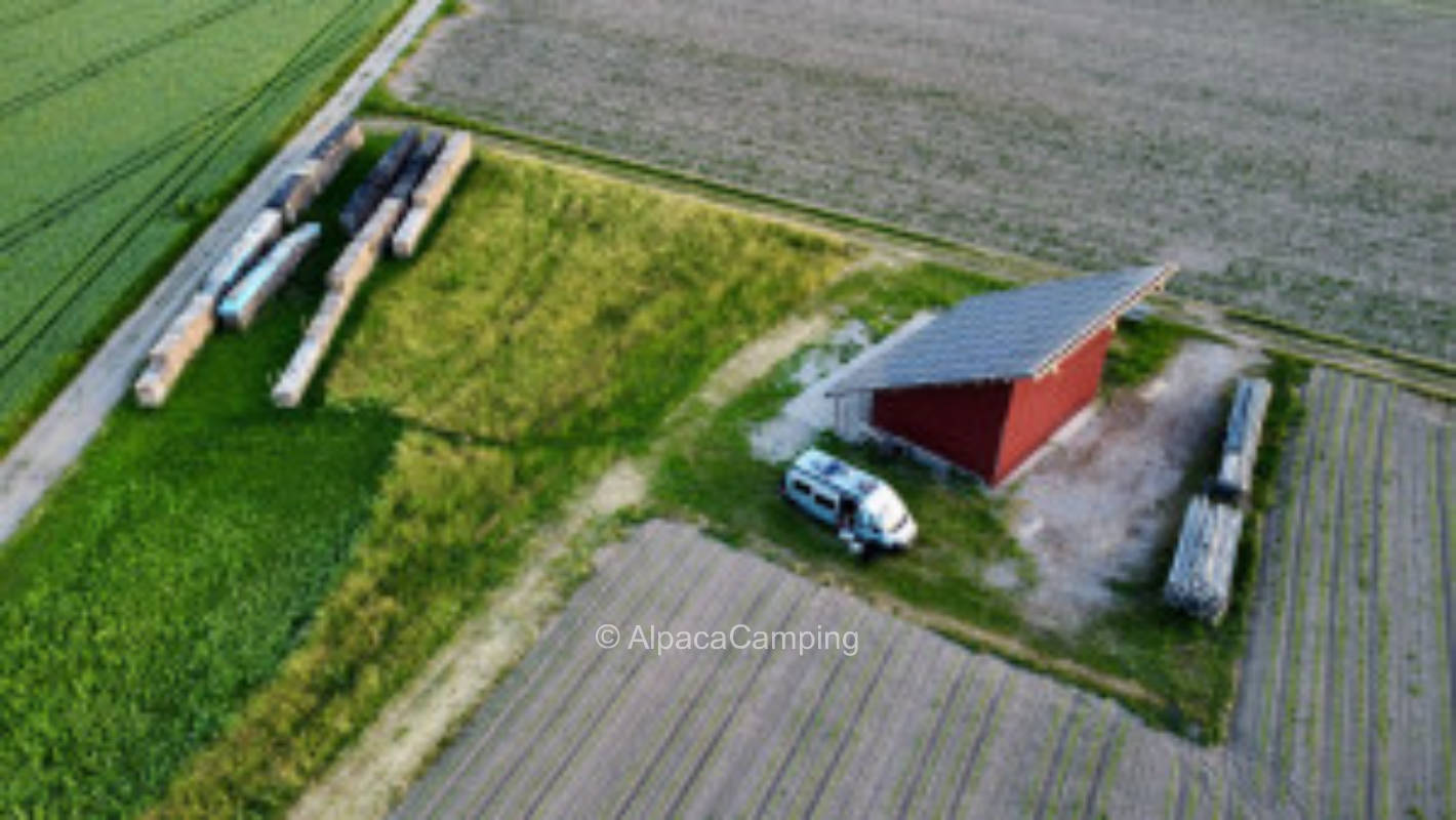 Pitch in the border triangle in quiet location #1