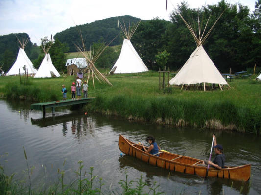 Stellplatz für eigenes Zelt, Wohnwagen, Bulli, etc. am Rhön Indianer Hotel (Campspace 6606)