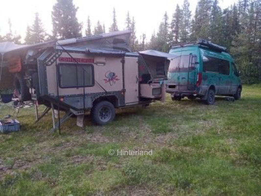 Natur- Campingwiese in Alleinlage am Silvervägen