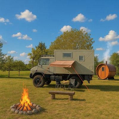 Natur und Landleben - Dein Seenlandcamp mit Sauna