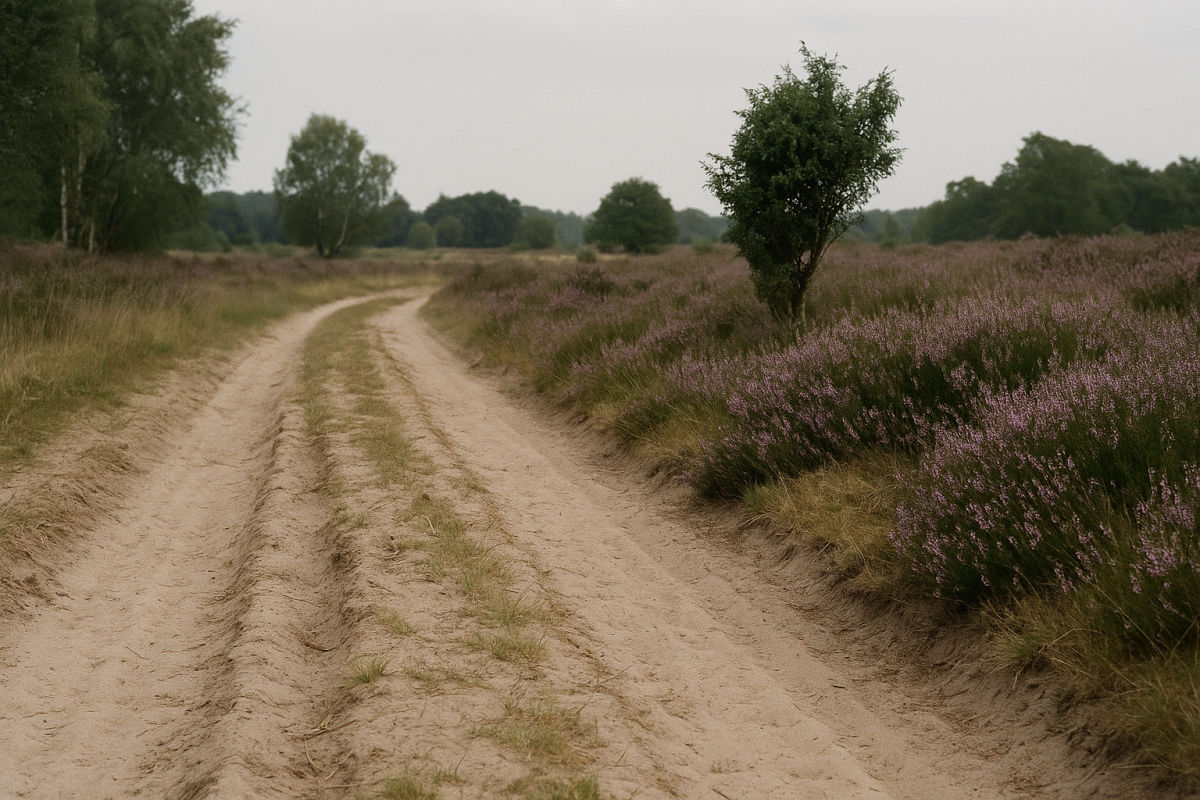Die Lüneburger Heide – KI-generiertes Symbolbild