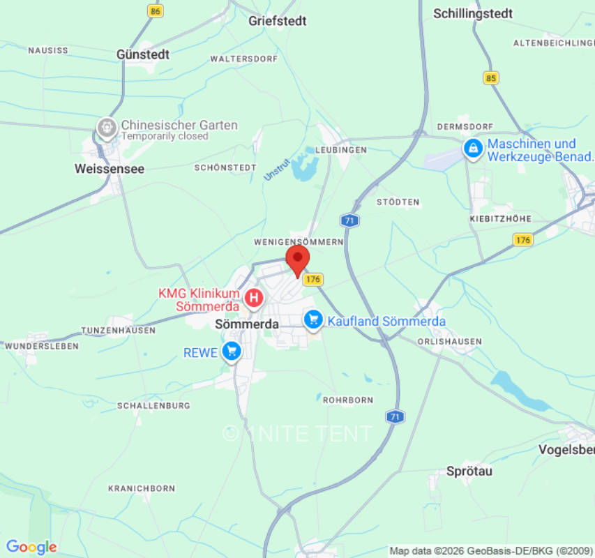 Zeltplatz in Sömmerda