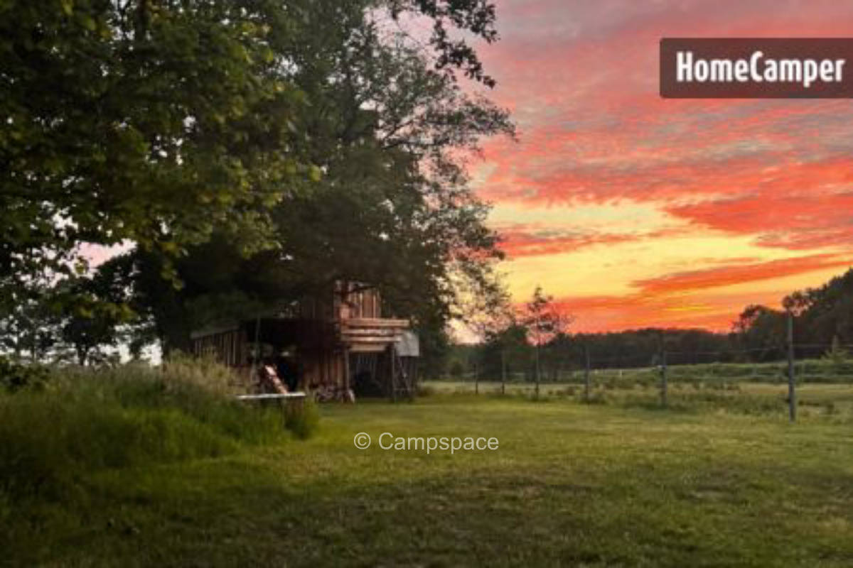 Campingplatz in Heidmühlen, Schleswig-Holstein