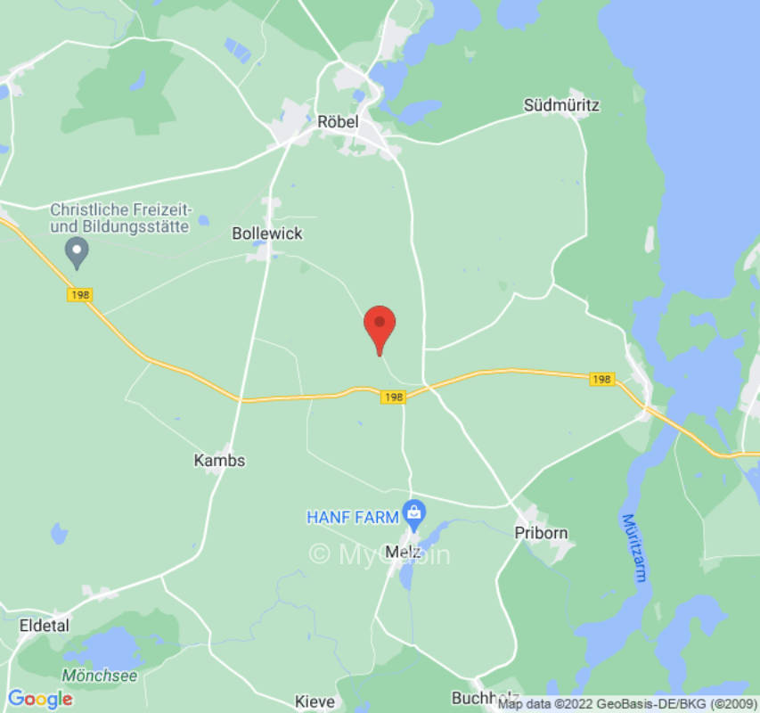 Oasis of peace and nature not far from Müritz