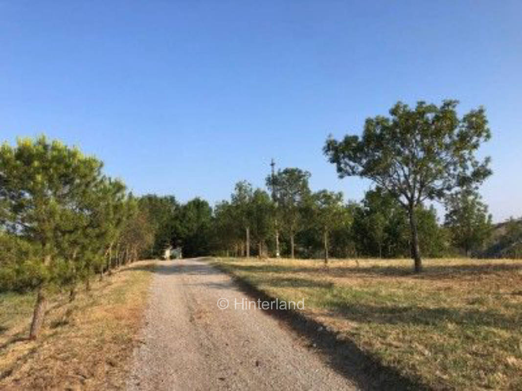 Sosta tra le colline vicino a Castel S. Pietro