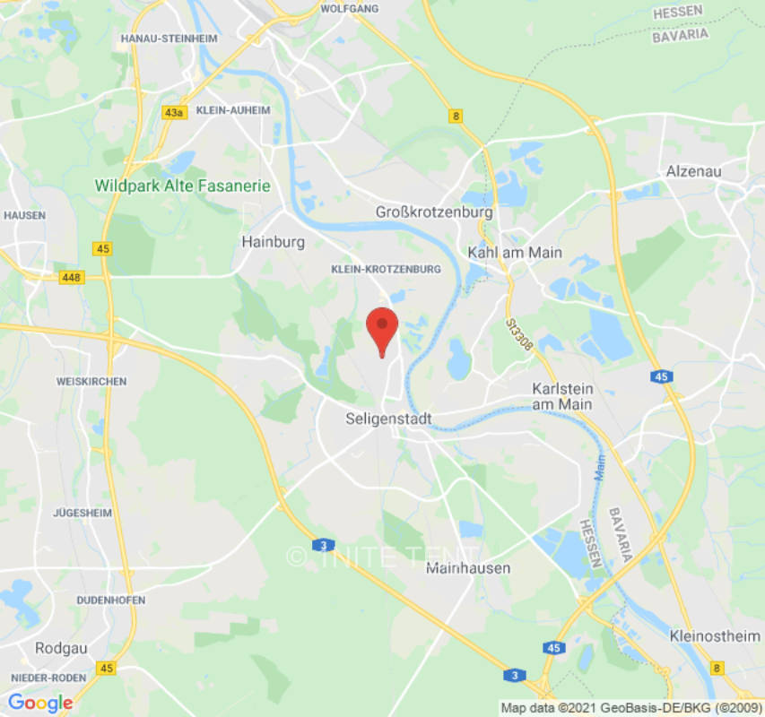 Zeltplatz in Seligenstadt, privater Stellplatz