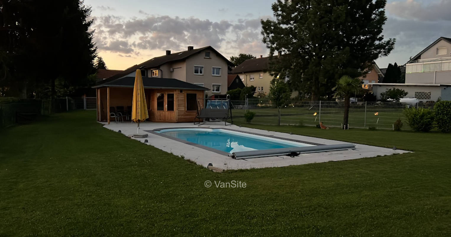 Großer Garten am Haus