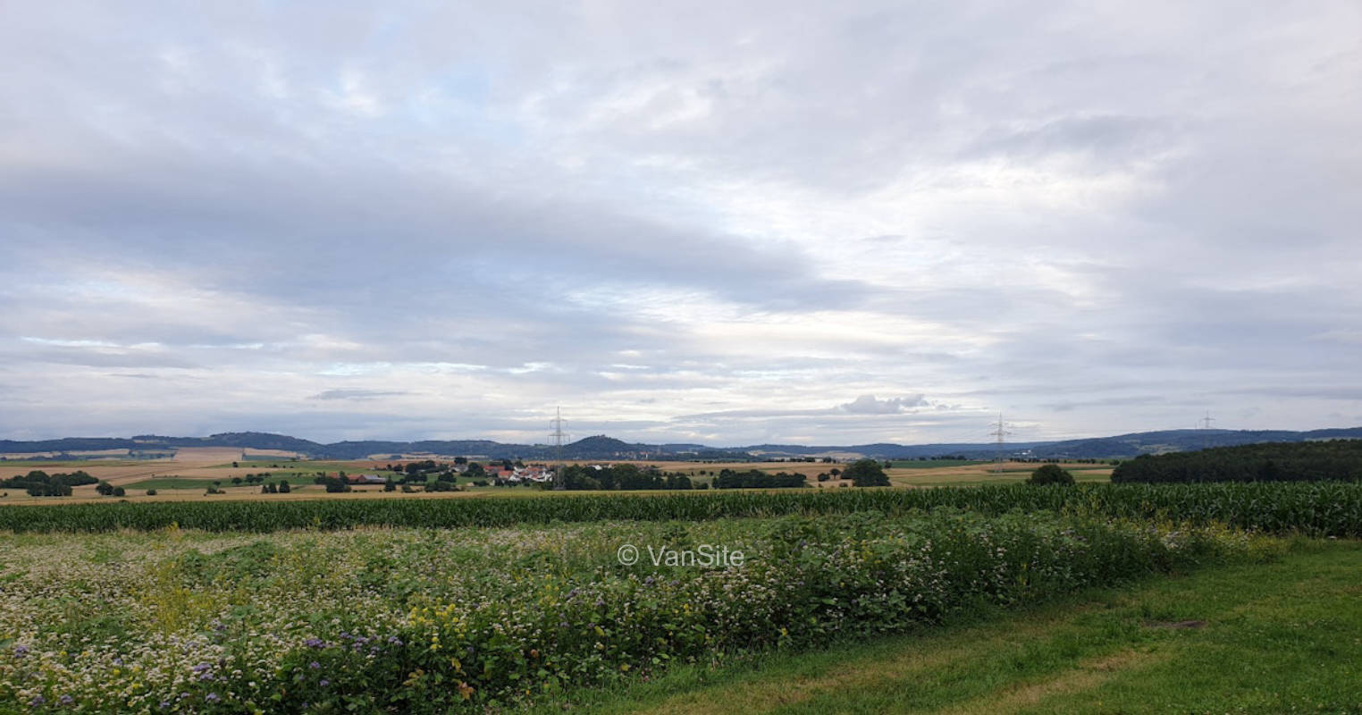 Blick ins Nordhessische Bergland