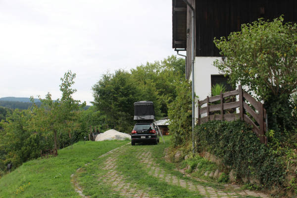 Berghof in the Bavarian Forest camper van