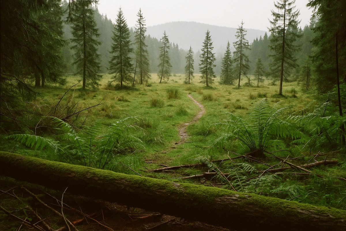 The Bavarian Forest – AI-generated illustrative image