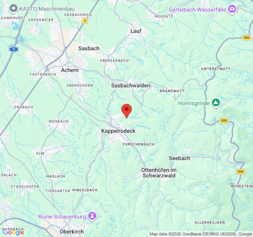 Naturnaher Stellplatz mit Rheintal-/Vogesenblick