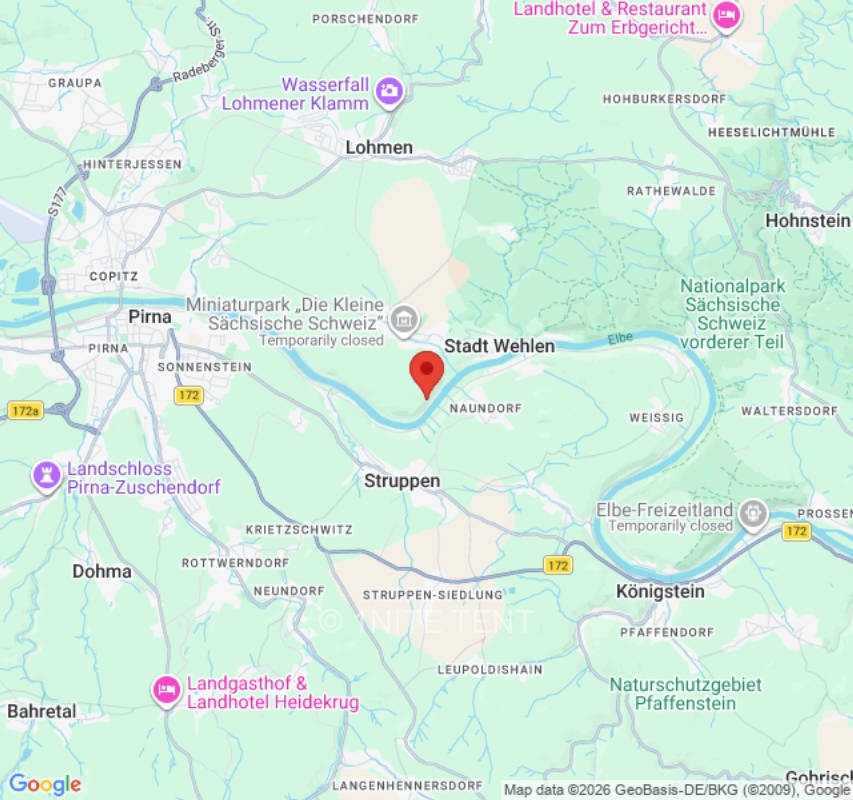 Zeltplatz in Stadt Wehlen