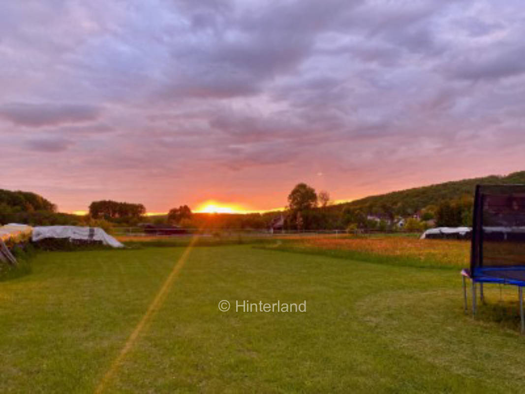 Meadow pitch in the land of castles and caves
