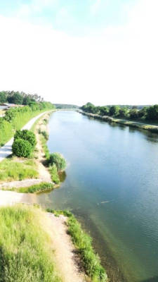 Pitch directly on the Main-Danube Canal