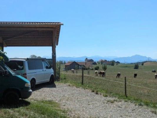 Bei Kempten (Allgäu), ruhige Lage mit Bergblick